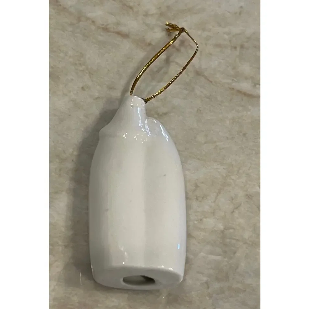 Porcelain Christmas white ornament nativity 3